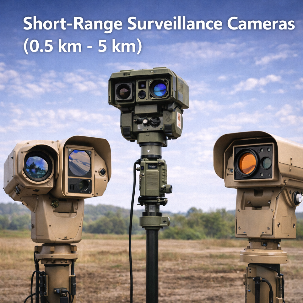 Short-range surveillance camera system